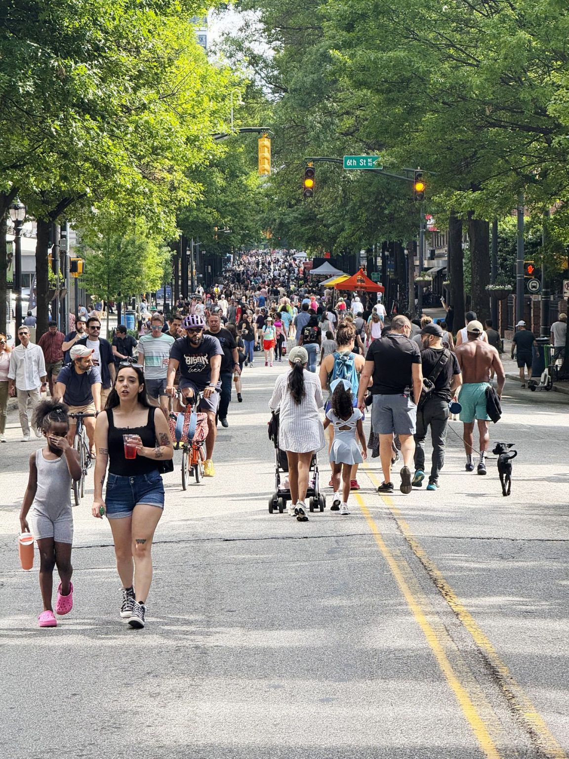 City Crowds Celebrated Streets Alive Kickoff in Midtown